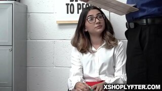 Callie fucked झाले वर कार्यालयात टेबल